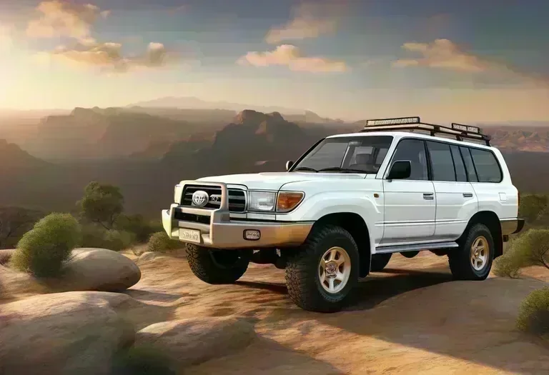 1997 Toyota Land Cruiser with Only 4,688 Miles Up for Auction