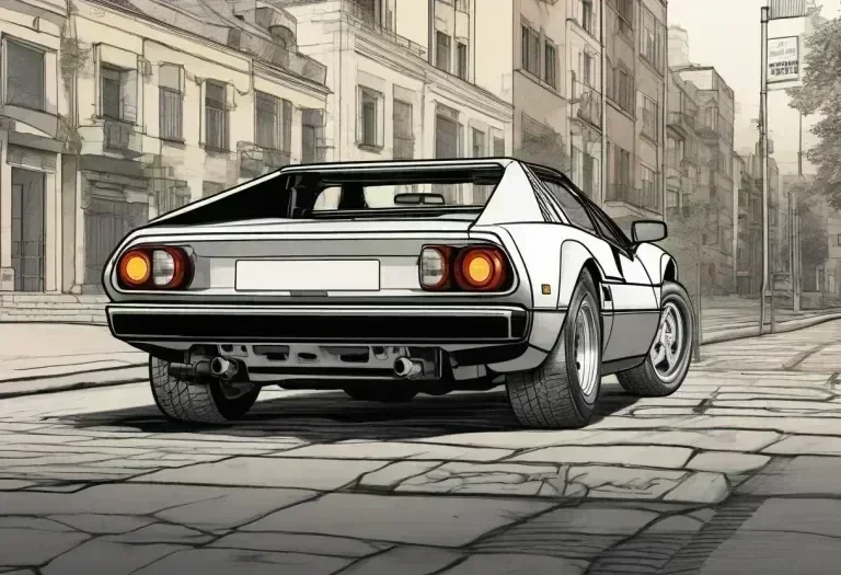 Artist Joshua Vides Transforms Classic Cars into Comic Book Sketches at Petersen Automotive Museum