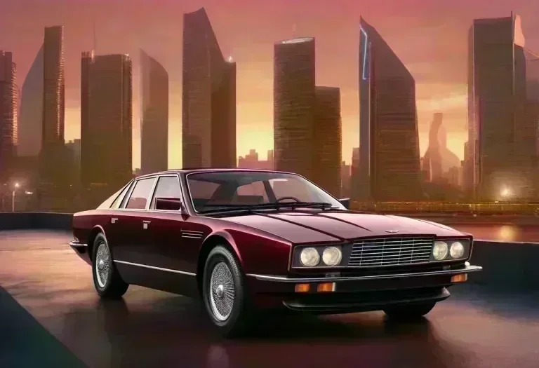 Aston Martin's Wedge-Shaped Wonder: The 1984 Lagonda