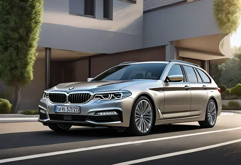 BMW's Facelifted 5-Series Wagon Gets a Glimpse of the Future with Neue Klasse Transplant