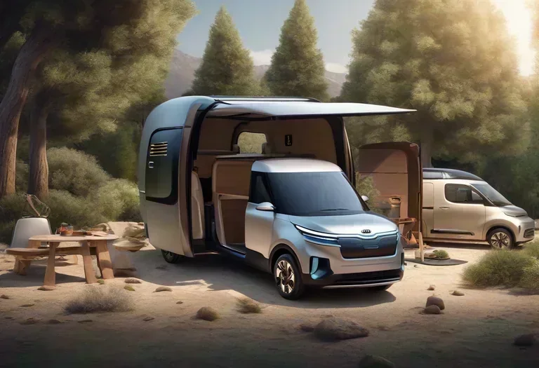 Kia PV7 Electric Van Takes Aim at Ford Transit with Futuristic Styling