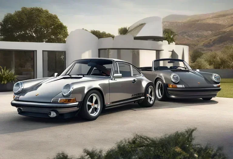 Louis Vuitton and Singer Create Two Bespoke Porsche 911s with Exquisite Attention to Detail