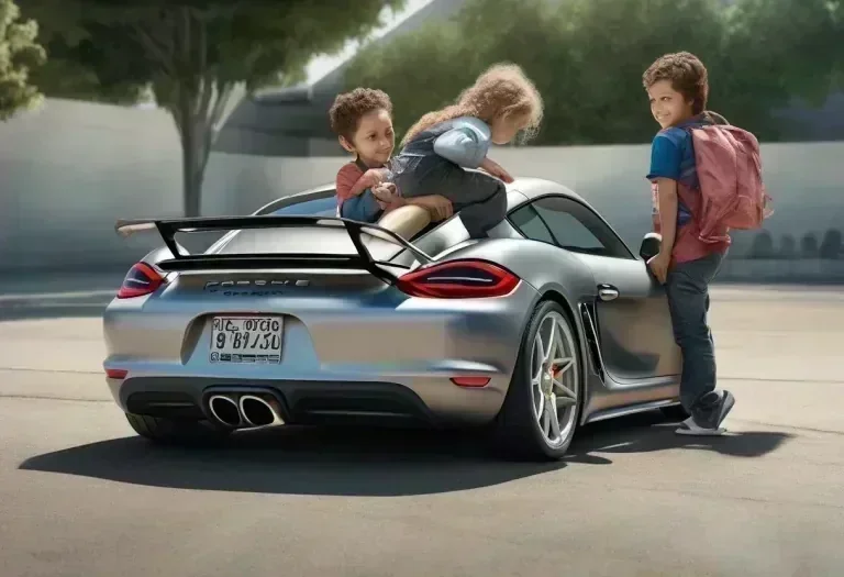 Porsche Cayman Driver Fined and Banned for Letting Kids Ride on Trunk