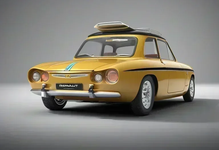 Renault 8 Gordini Is Back As A Bold Electric Coupe With Rally Heritage
