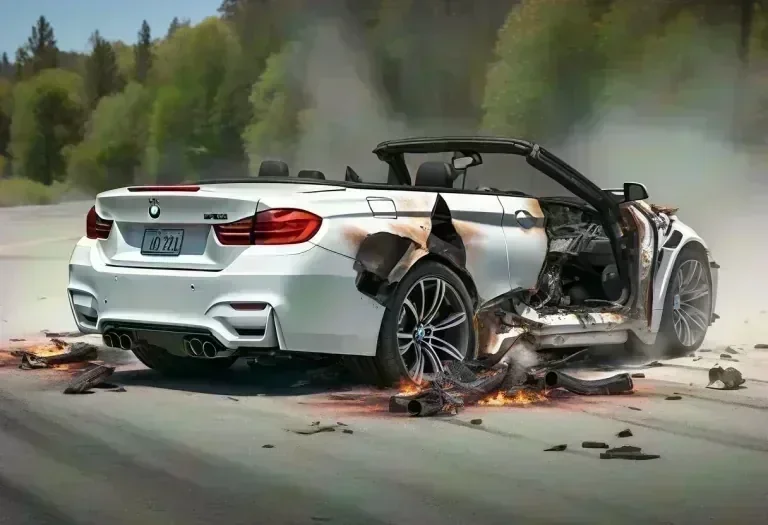 Stolen BMW M4 Splits in Half After 130mph Police Chase in Florida