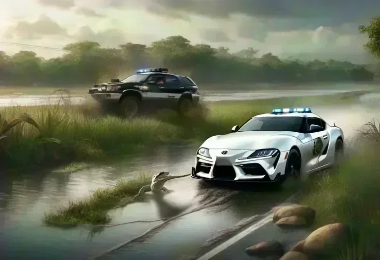 Toyota Supra Driver's Wild Ride: A Tale of DWI, Swamp Chases, and an Unlikely Hero
