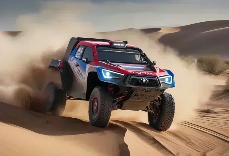 Toyota Unveils Hydrogen Fuel Cell GR Hilux for Dakar Rally