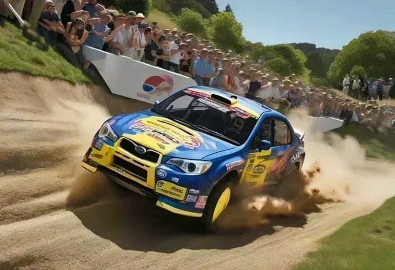 Travis Pastrana Drifts 670-Horsepower Subaru Brataroo Up Goodwood Hillclimb