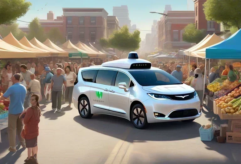 Waymo's Autonomous Car Safely Navigates Denver Farmers Market